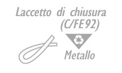 Laccetto di chiusura (C FE 92) Metallo